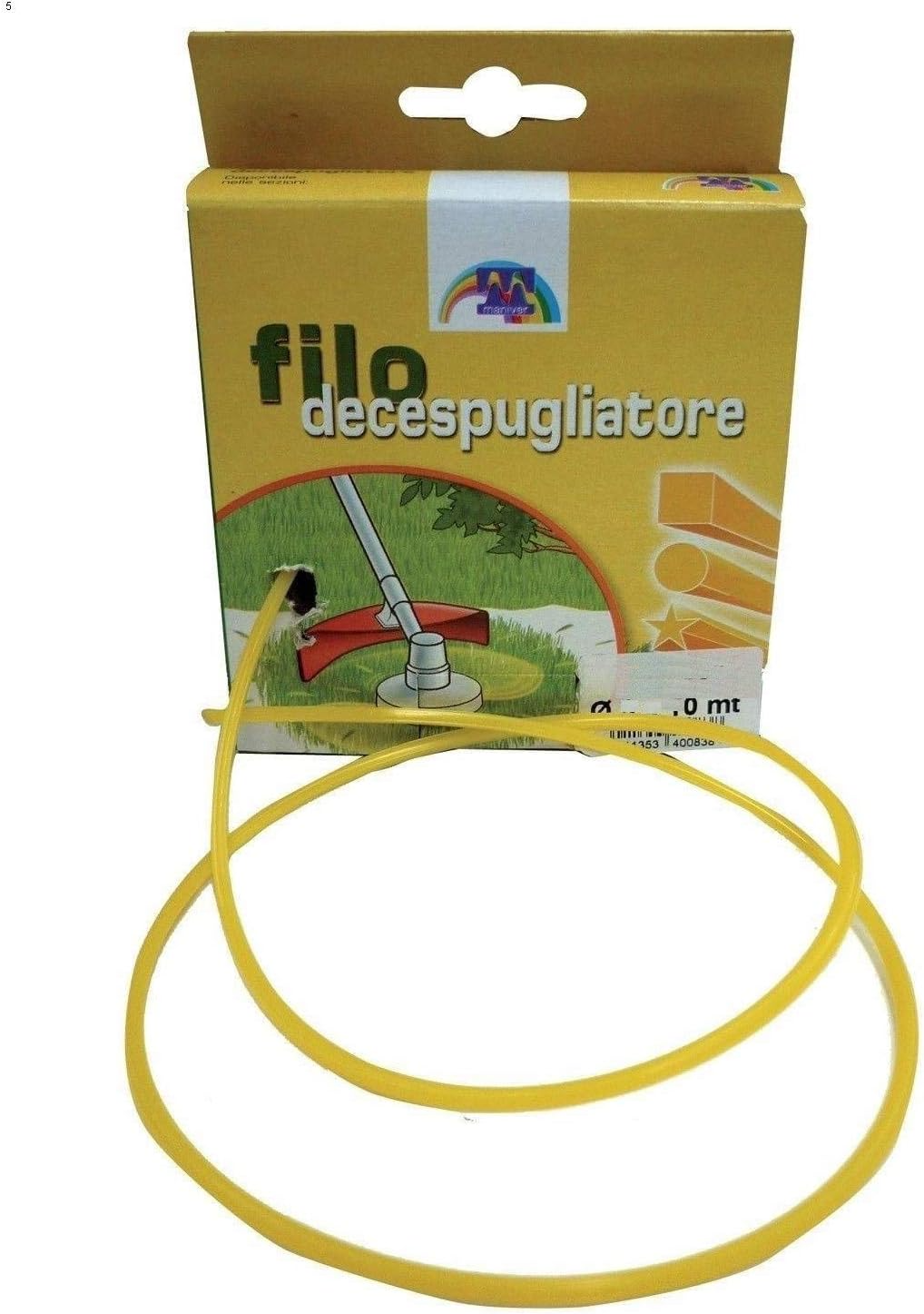 Filo decespugliatore 3.3x15mt,tondo/quadro - NaturePro