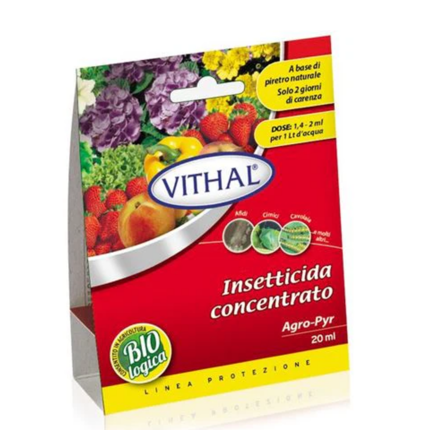 Vithal insetticida Biologico concentrato a base di piretro 20ml