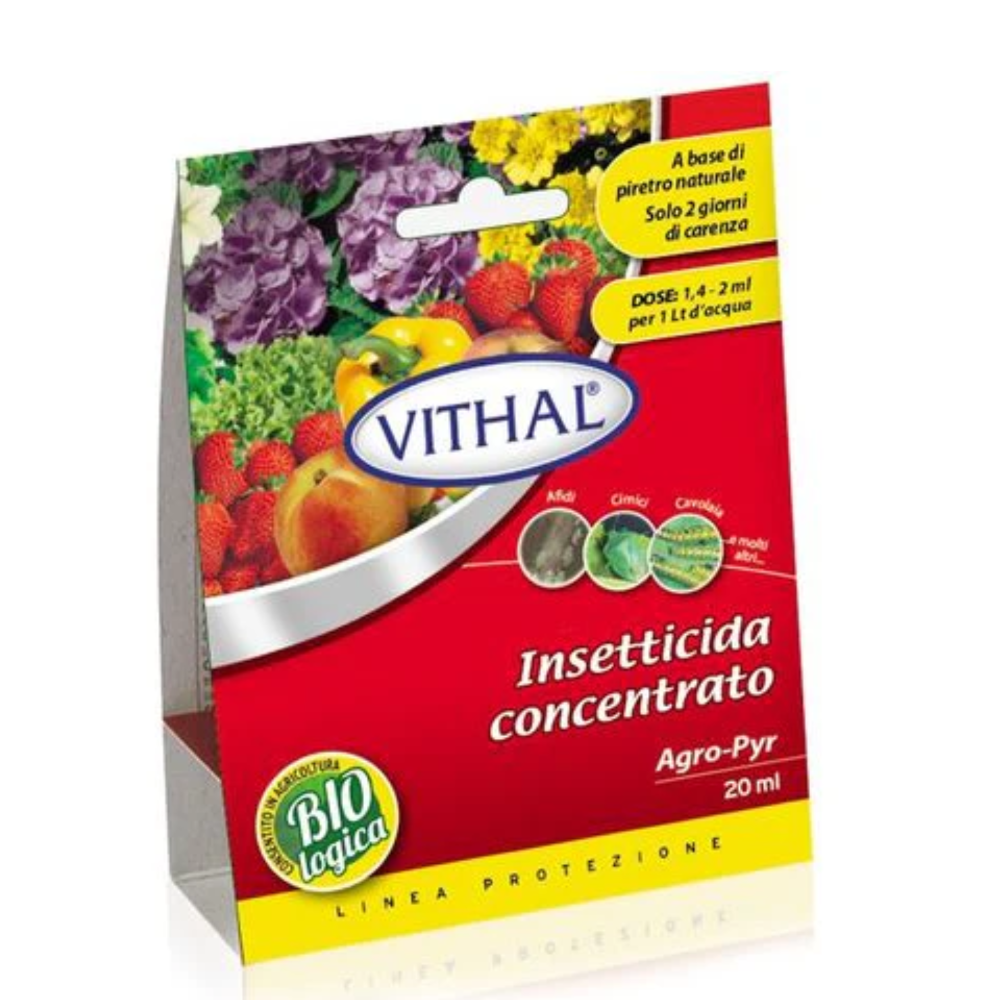 Vithal insetticida Biologico concentrato a base di piretro 20ml - NaturePro