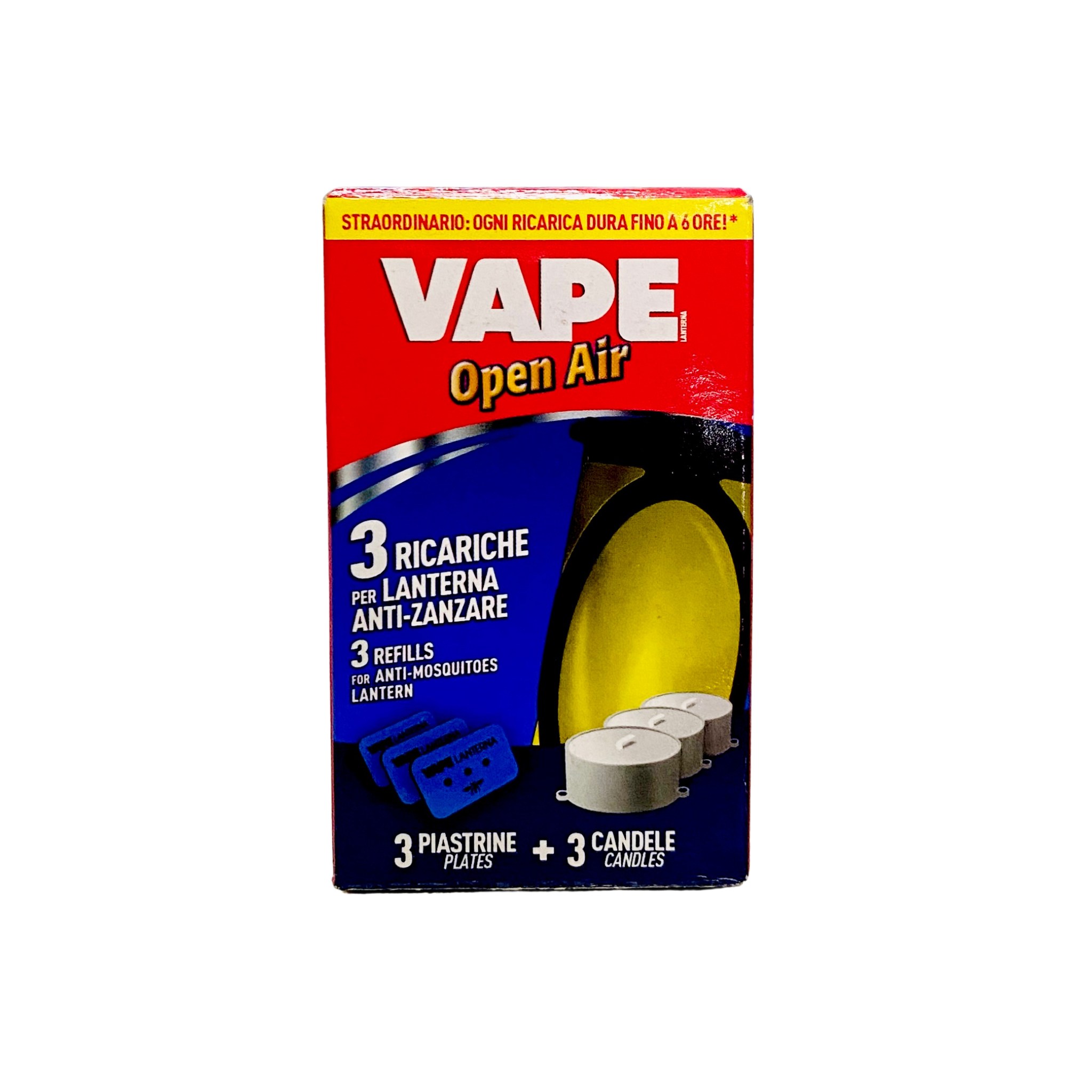 Vape ricarica per lanterna anti-zanzare 6 pezzi - NaturePro