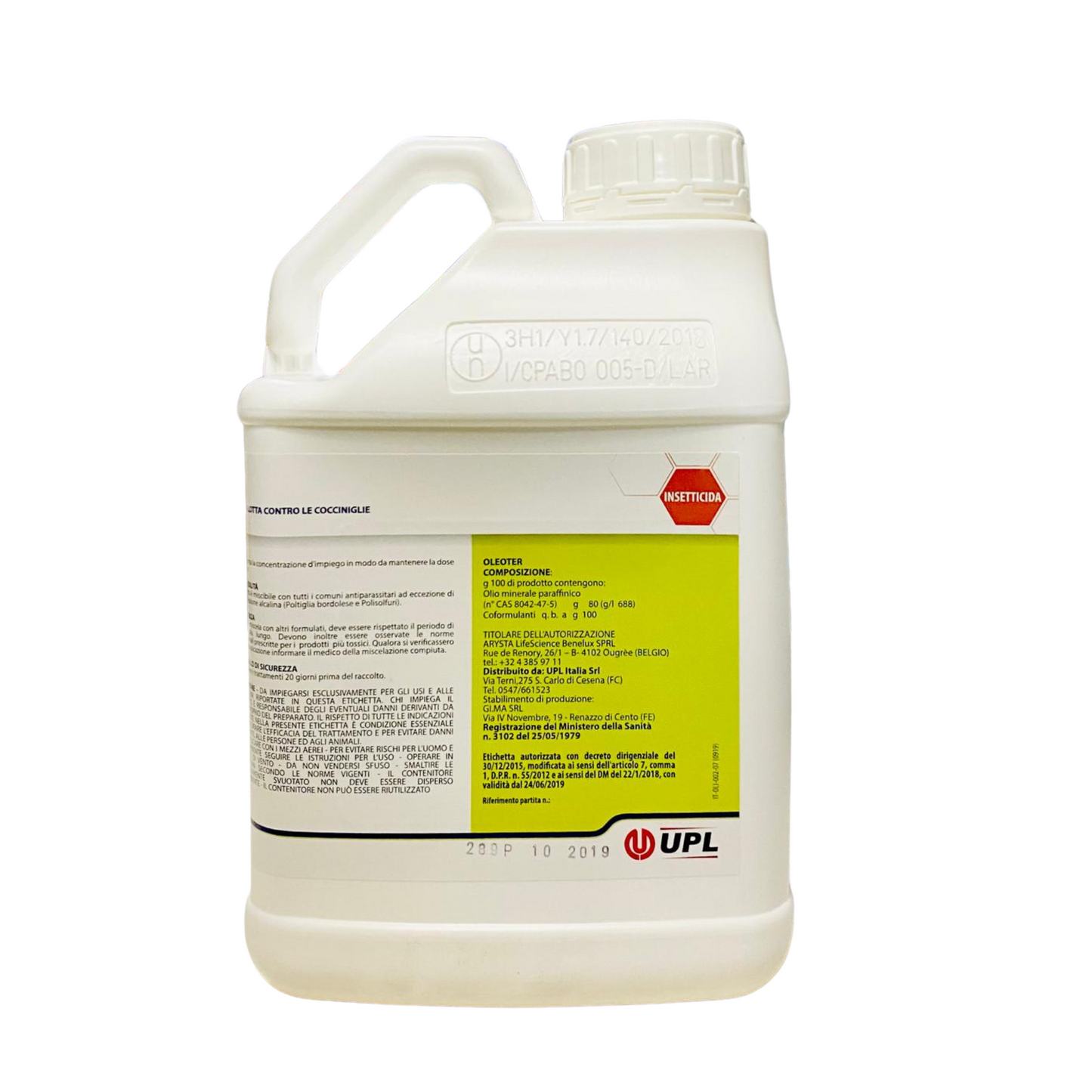 Oleoter olio minerale paraffinico 5 lt - NaturePro