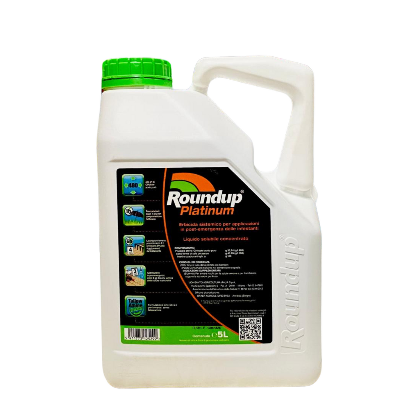 Diserbante Roundup Platinum da 5 lt