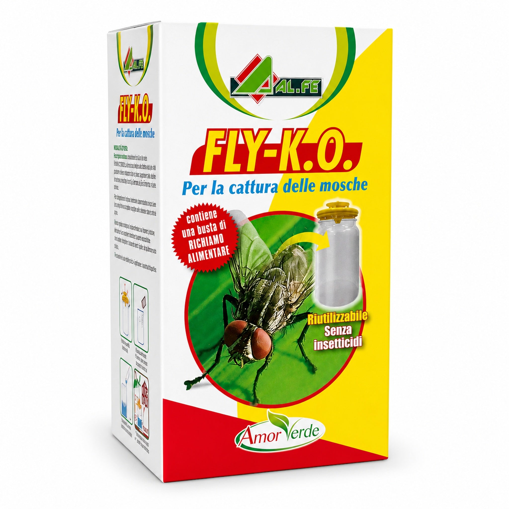 AL.FE FLY-K.O. – Trappola per Monitoraggio e Cattura della mosca dell'olivo e della frutta - NaturePro