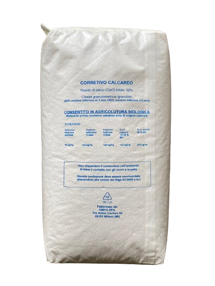 Ossido di calcio - Correttivo calcareo 25kg - NaturePro