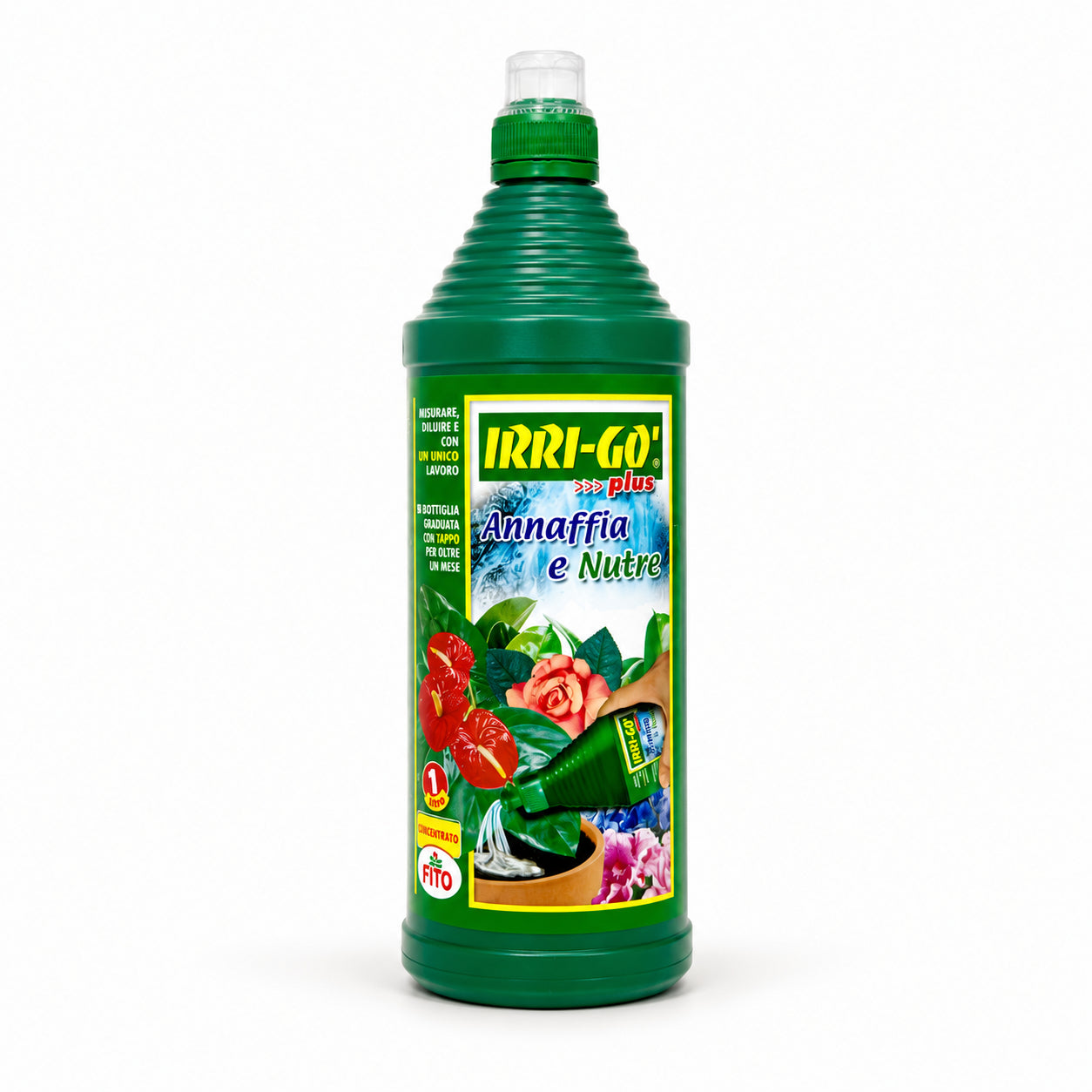 IRRI-GÒ Plus Universale 1 L – Acqua gel annaffia e nutre per piante ornamentali - NaturePro