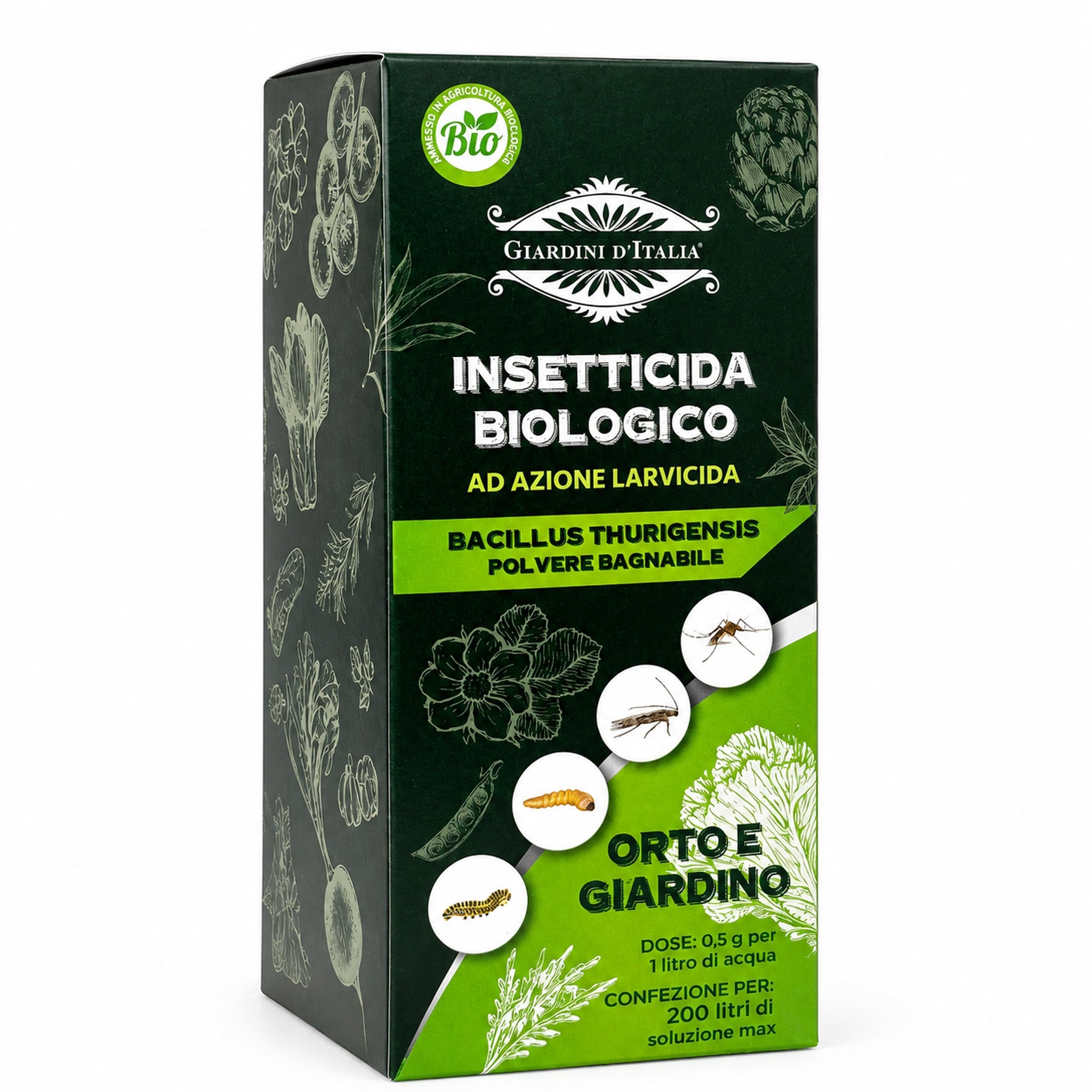 Insetticida Biologico Bacillus thuringiensis gr.100