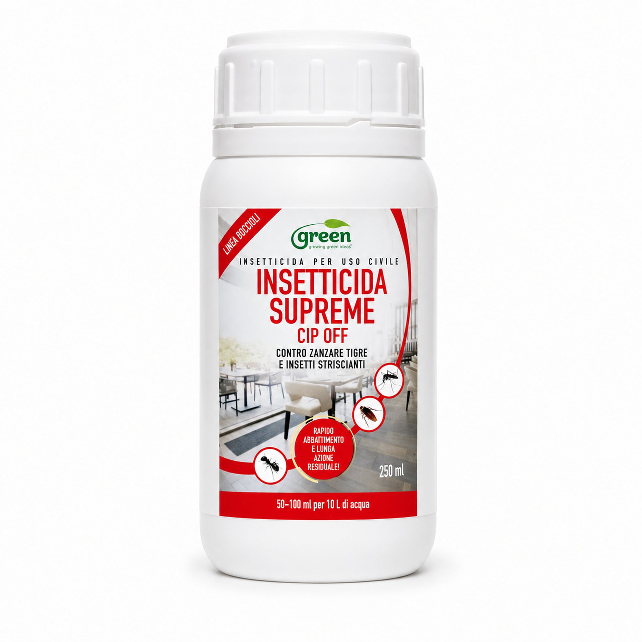 Insetticida base cipermetrina uso civile e domestico 250 ml - NaturePro