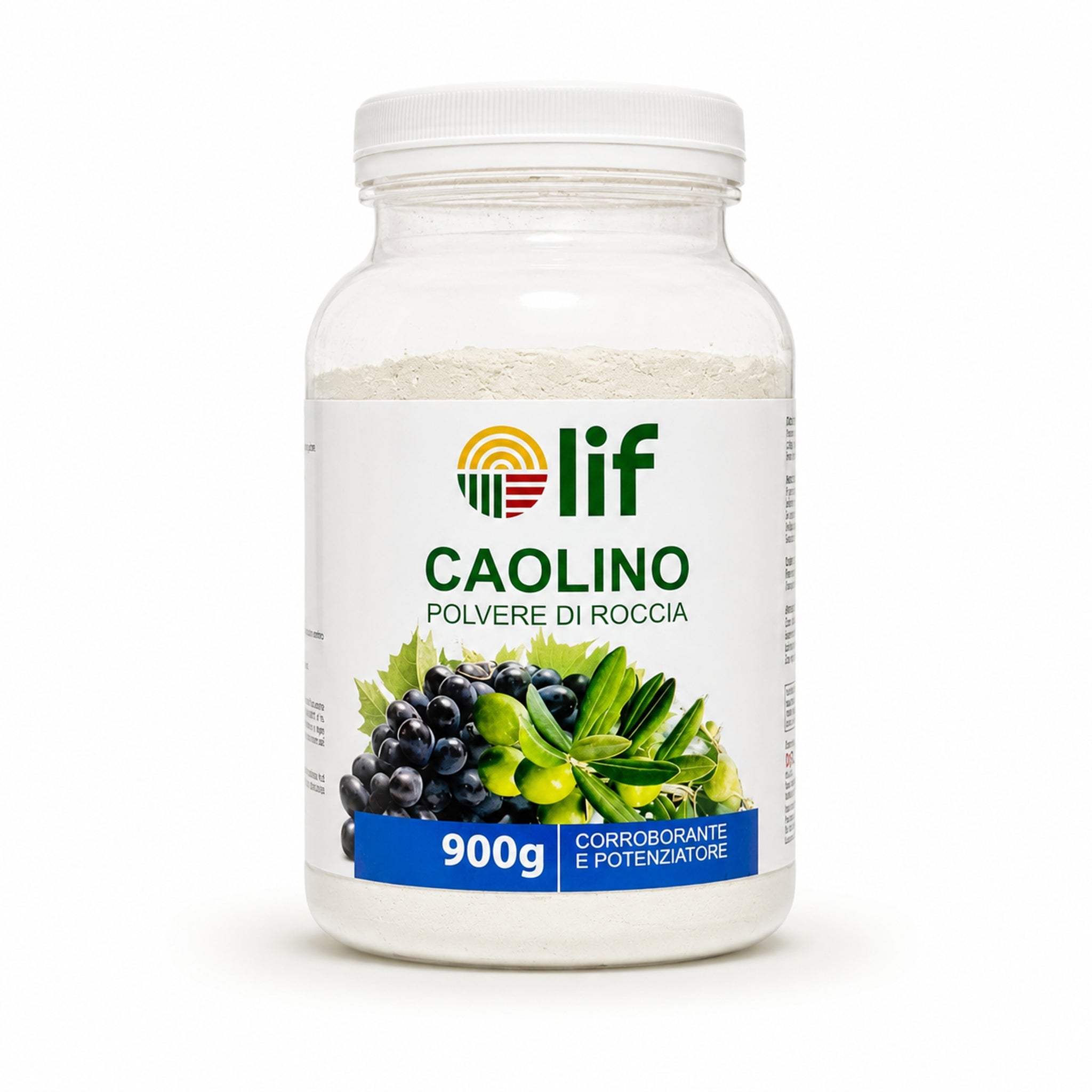 Caolino LIF 900 g – Polvere di Roccia Naturale Corroborante e Potenziatore delle Difese delle Piante