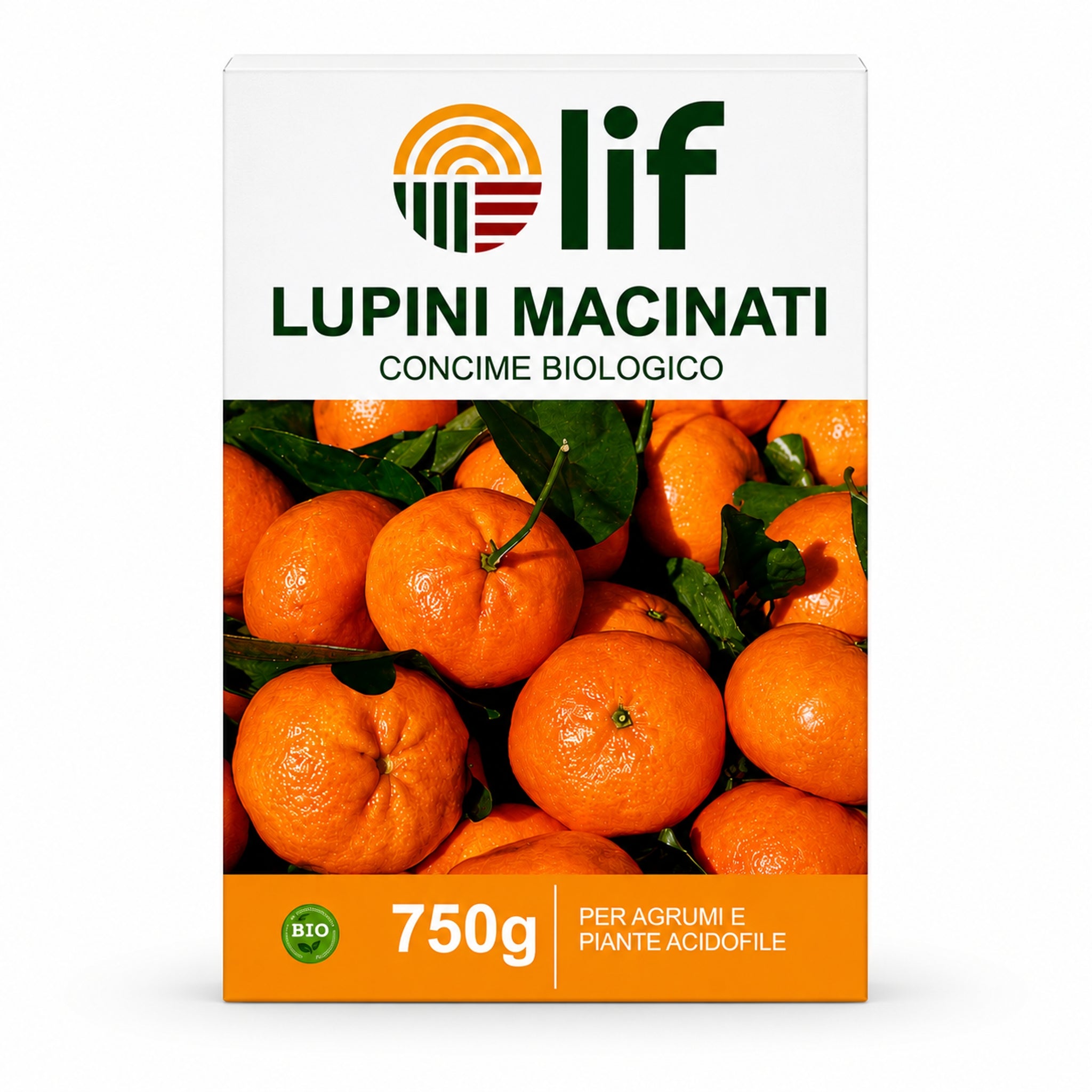 LIF Scaglie Lupini Macinati 750 g – Concime Biologico Naturale per Agrumi e Piante Acidofile