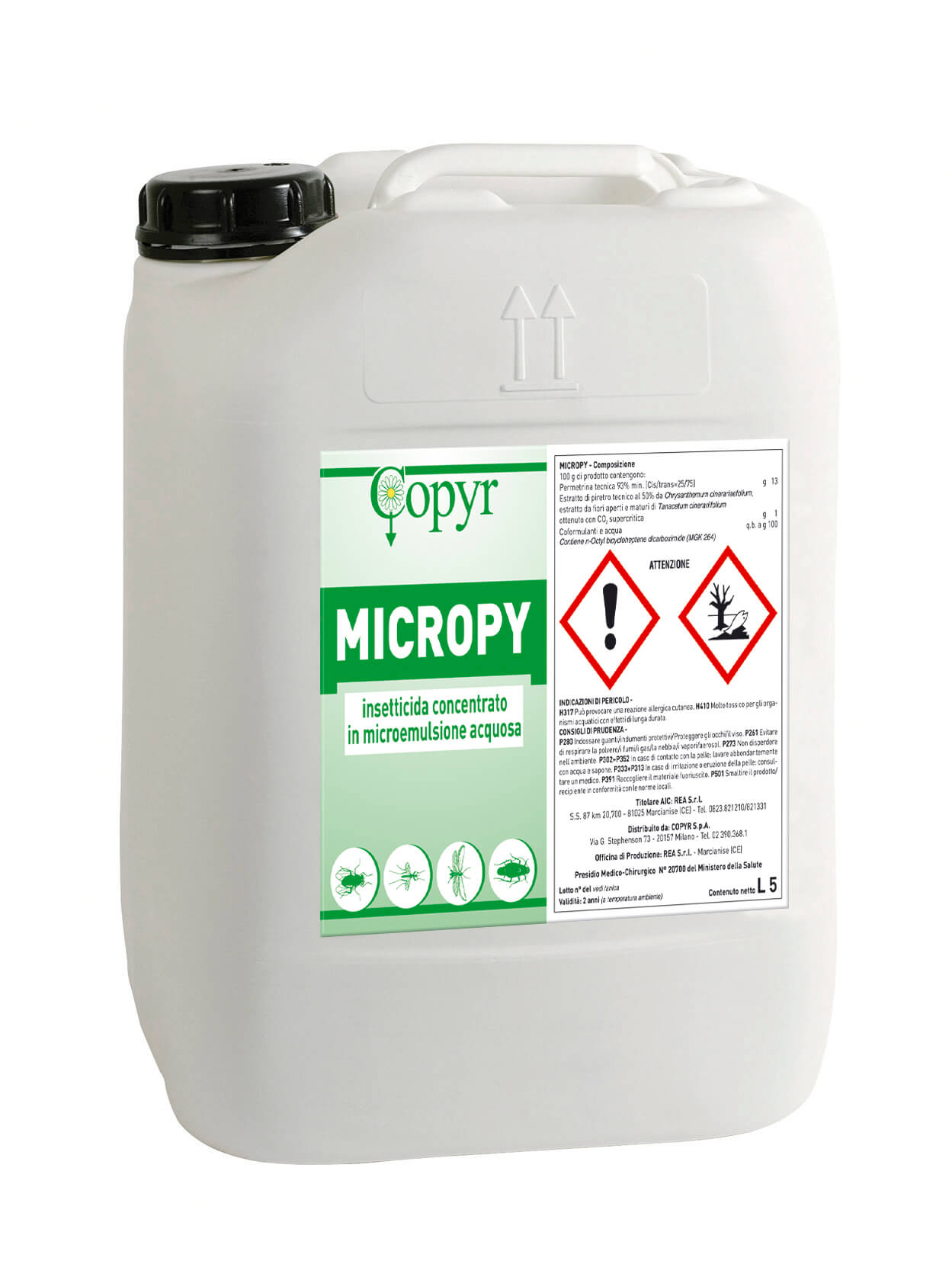 Micropy insetticida uso civile e domestico 5 lt