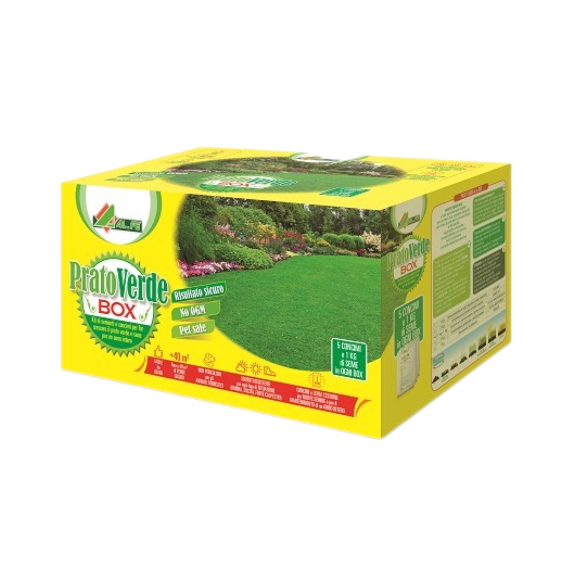 Prato Verde Box – Kit 5 Concimi 1 kg per Prato Tutto l’Anno - NaturePro