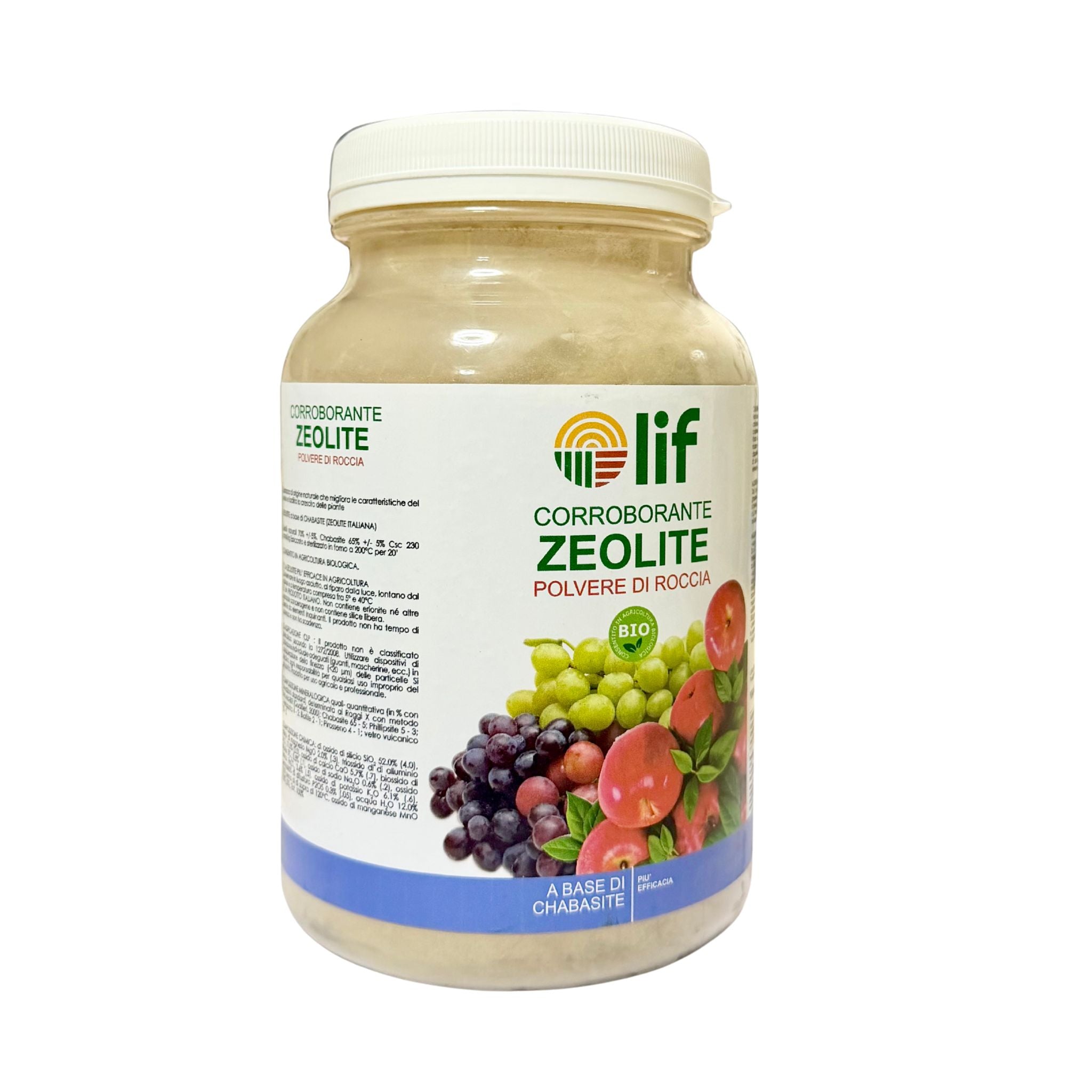 Corroborante Zeolite LIF polvere di roccia a base di chabasite – potenziatore difese piante Biologico - NaturePro