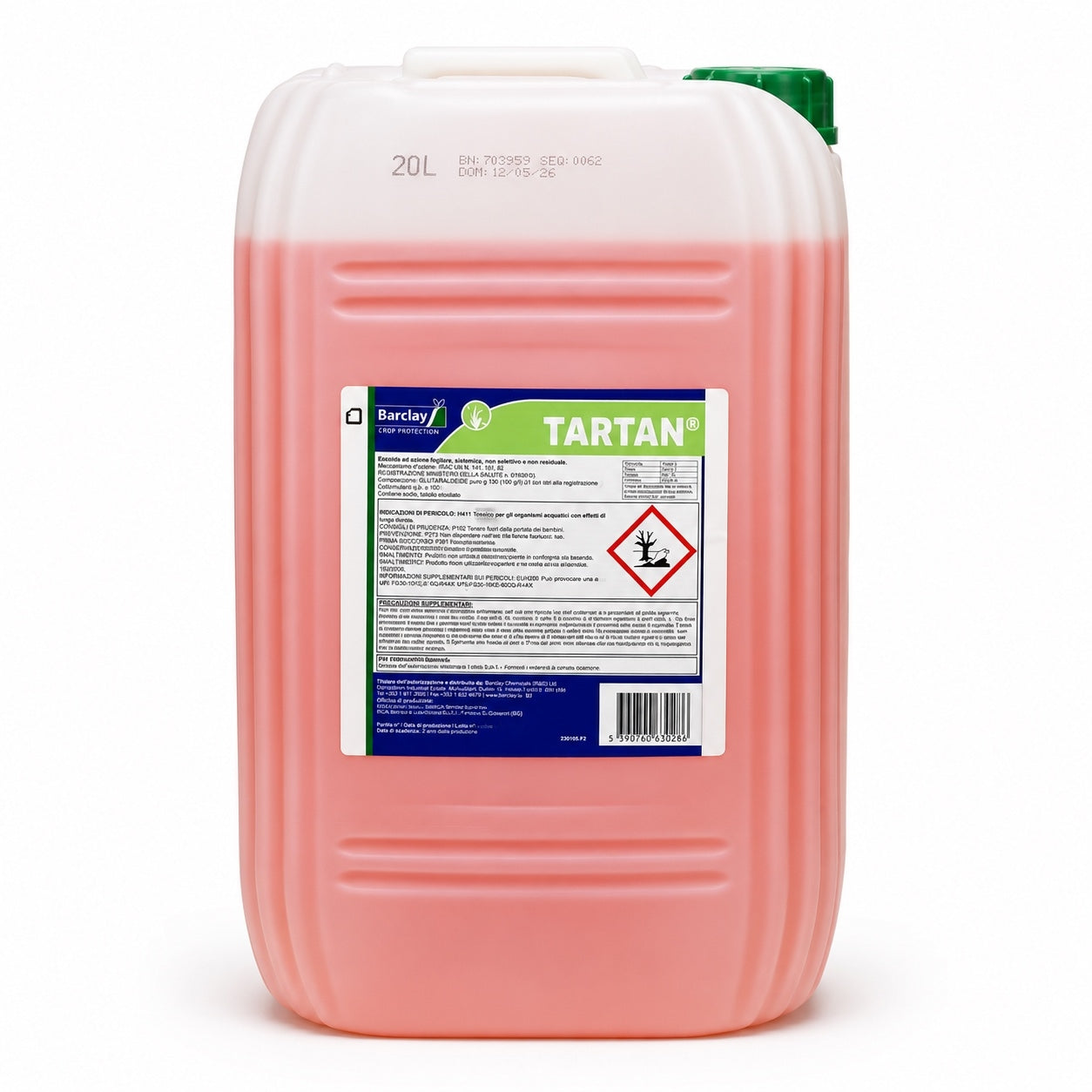 Diserbante sistemico Tartan 20 L | Erbicida totale glifosate - NaturePro