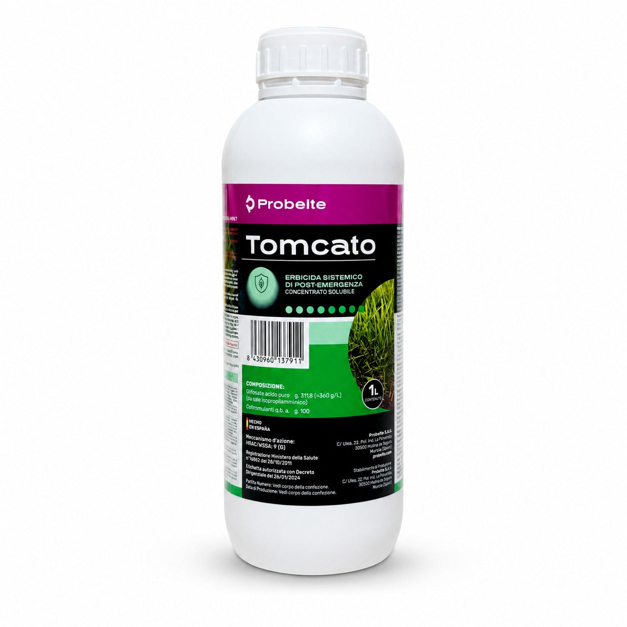 Diserbante sistemico Tomcato L1 - Erbicida a base di glifosate - NaturePro