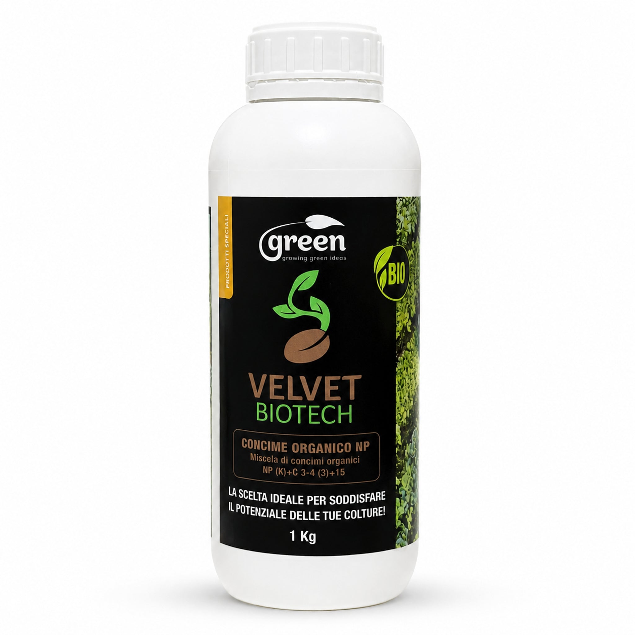 Velvet Concime Biologico Liquido 1 L – Miscela di Concimi Organici NPK con Acidi Umici e Fulvici - NaturePro
