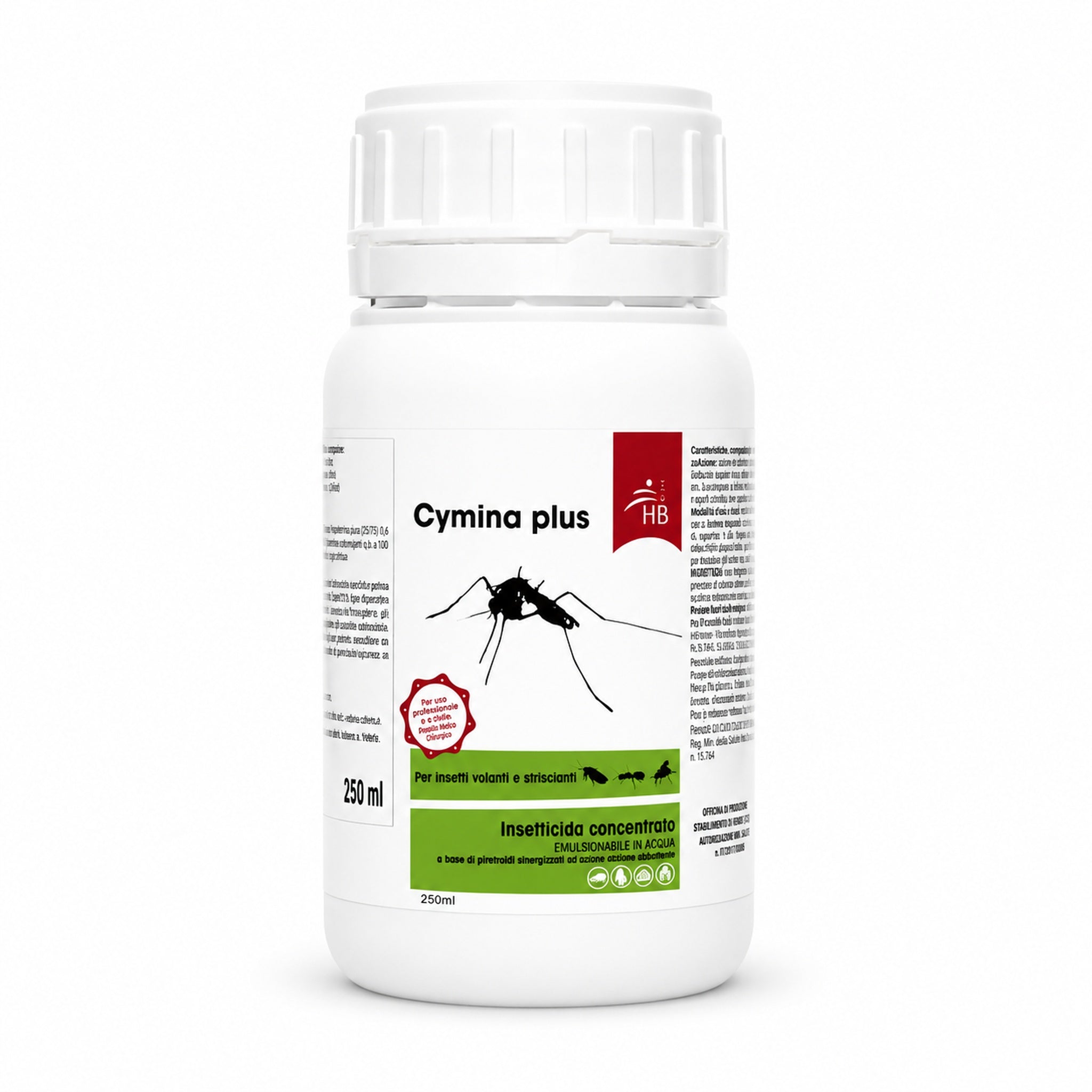 Cymina Plus Colkim 250 ml – Insetticida contro Mosche, Zanzare, Blatte, Formiche e Acari