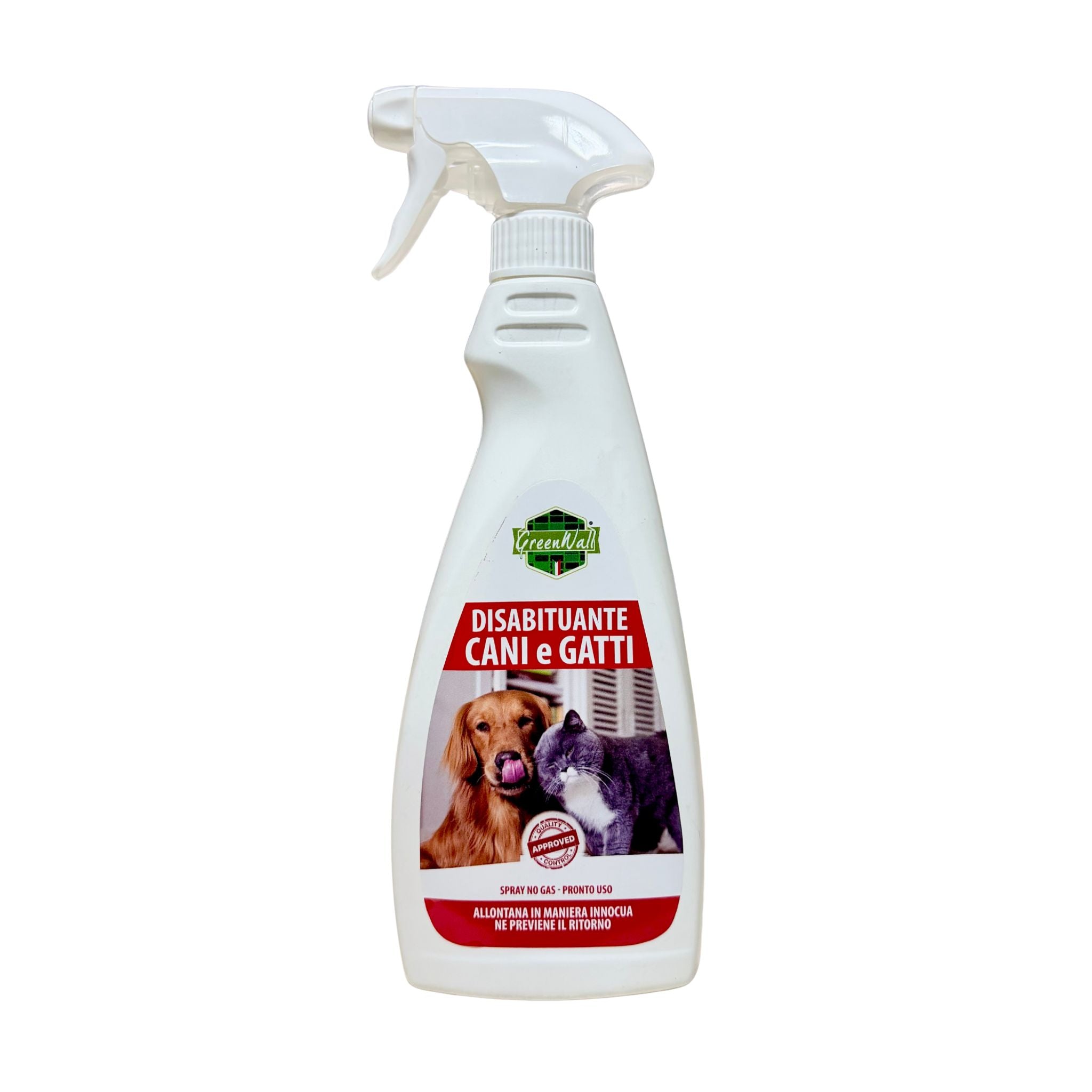 GreenWall Disabituante Cani e Gatti Spray 500 ml – repellente naturale - NaturePro