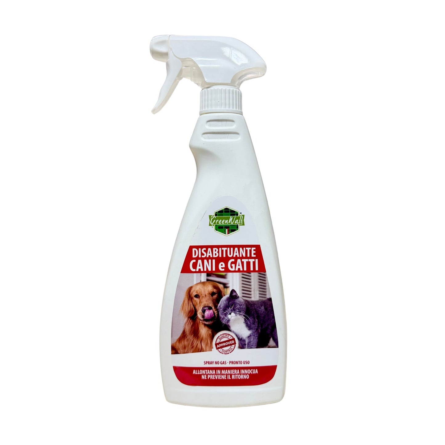 GreenWall Disabituante Cani e Gatti Spray 500 ml – repellente naturale - NaturePro