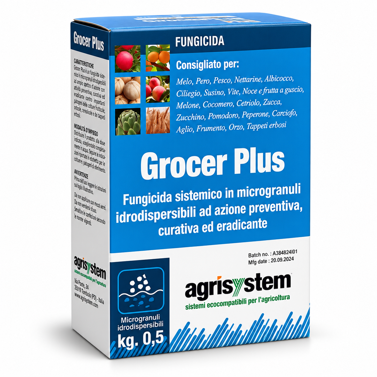 Grocer Plus - Fungicida sistemico tebuconazolo 500gr. - contro funghi, muffe e marciumi - NaturePro