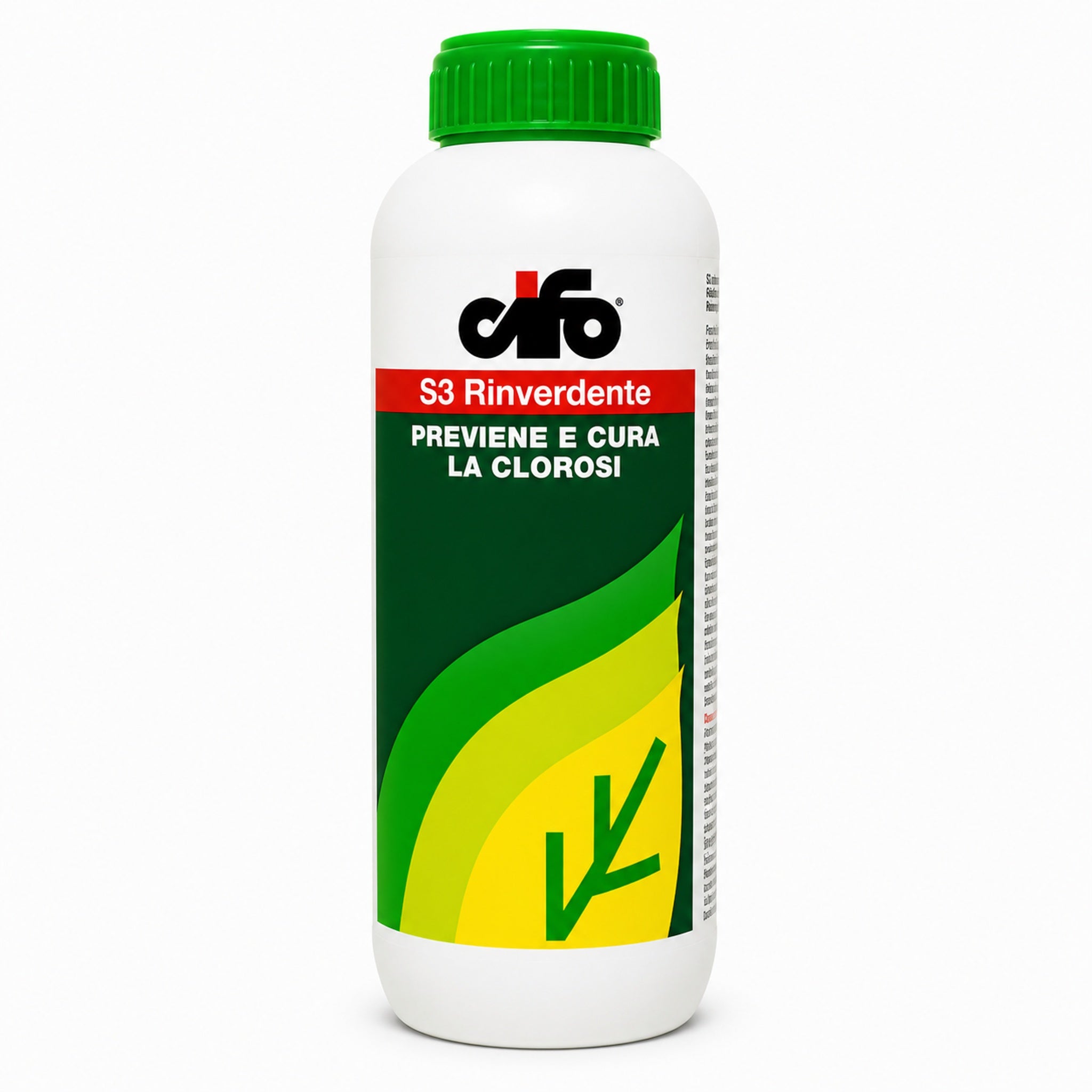 Cifo S3 Rinverdente concime per clorosi ferrica e ingiallimento foglie 1 L - NaturePro