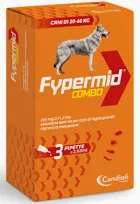 Fypermid Combo Cane 20-40 kg, 3 Pipette da 2,68 ml, Soluzione Spot-On Per Cani, Antiparassitario Contro Pulci e Zecche