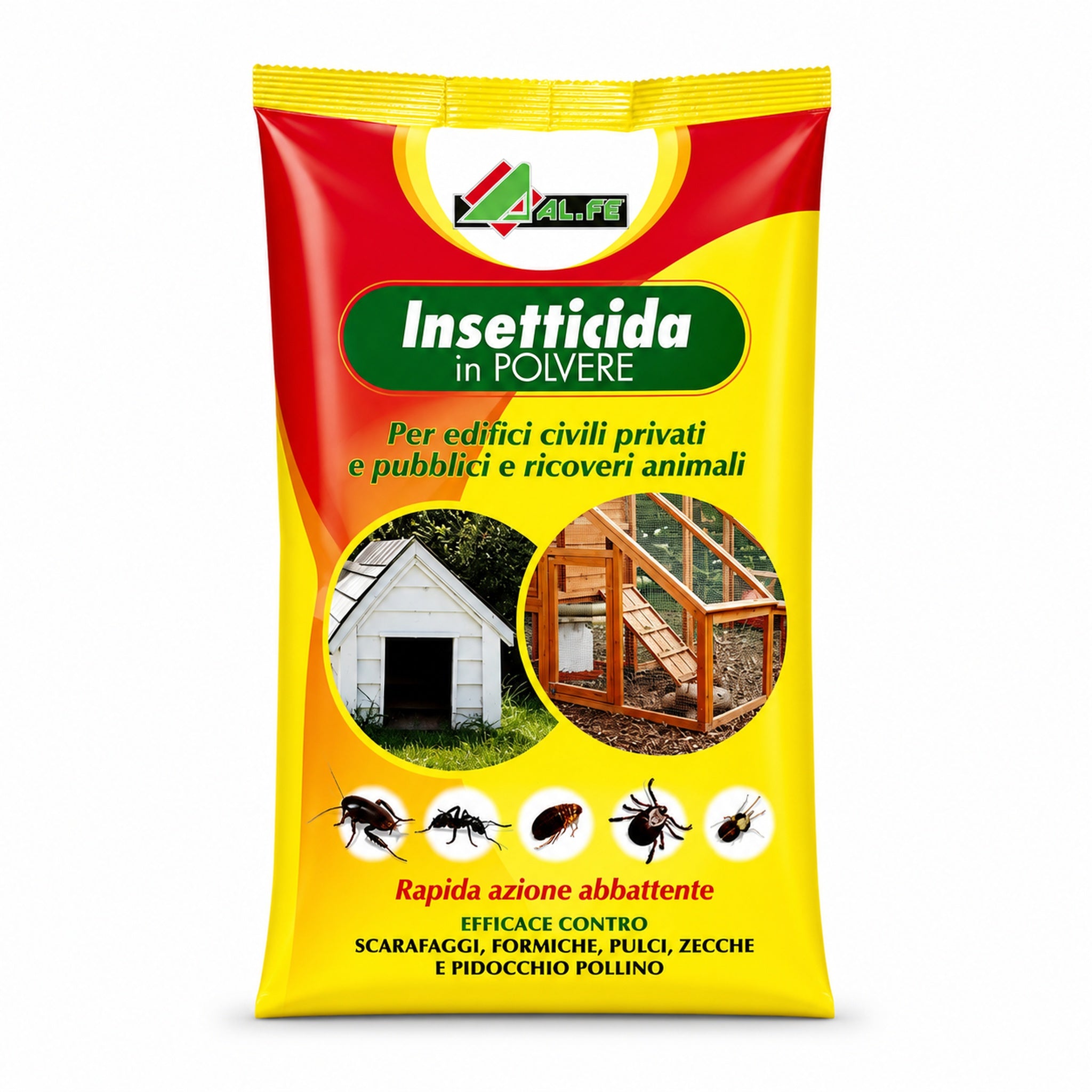 Insetticida e Disinfettante in Polvere contro Insetti Striscianti – Pronto all’Uso per Scarafaggi, Formiche, Pulci e Zecche - NaturePro