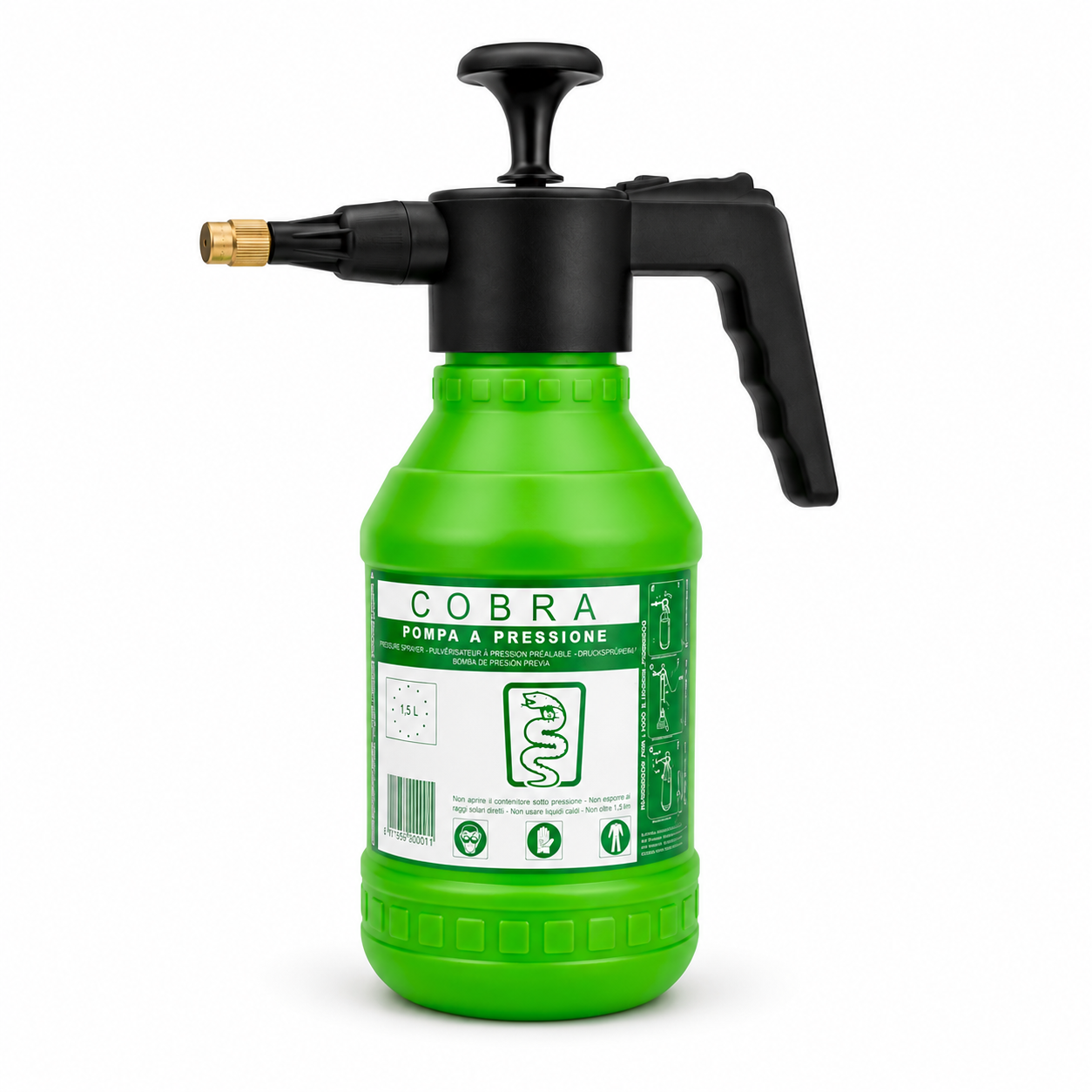 Pompa a Pressione Nebulizzante 2 L da Giardino – Spruzzatore Manuale per Acqua e Soluzioni - NaturePro