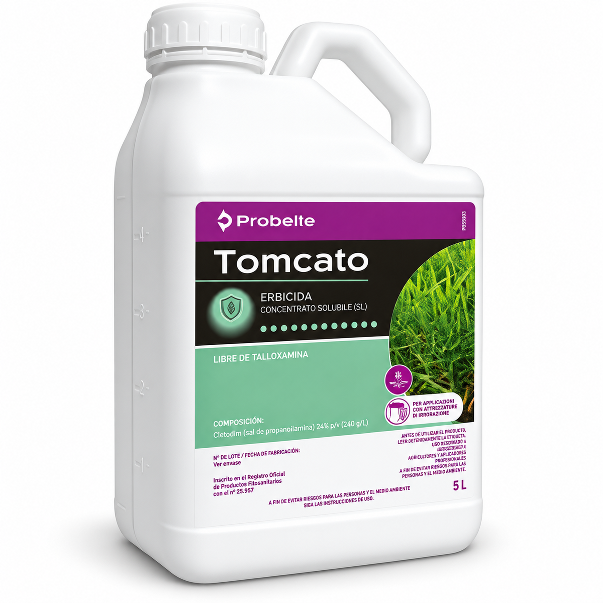 Diserbante sistemico Tomcato 5 L  | Erbicida totale glifosate | Controllo infestanti in post-emergenza - NaturePro