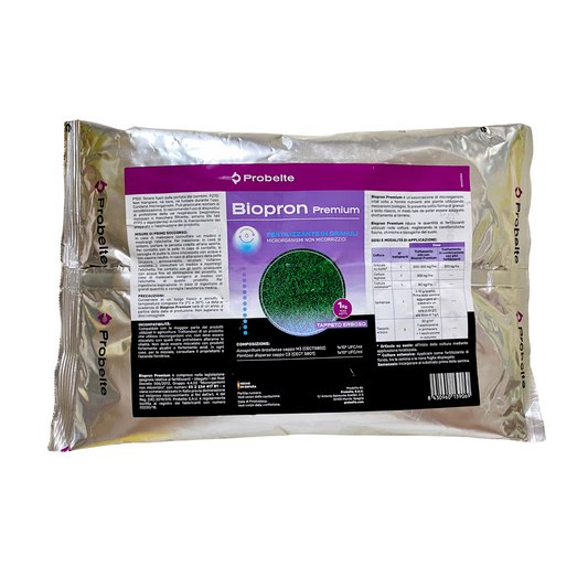 Bio-Fertilizzante in granuli per tappeti erbosi 1 kg - Biopron Premium Probelte