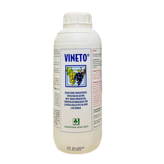 Vineto fungicida antioidico per vite da tavola e vino