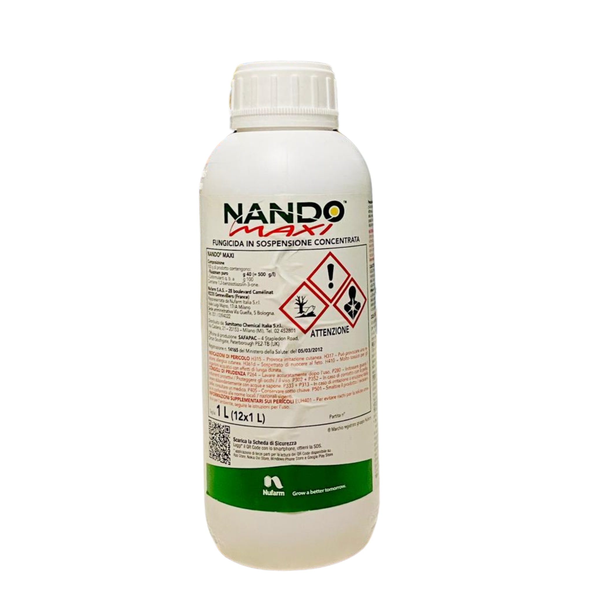 Nando Maxi fungicida attivo su melo,pero e vite 1 lt - NaturePro