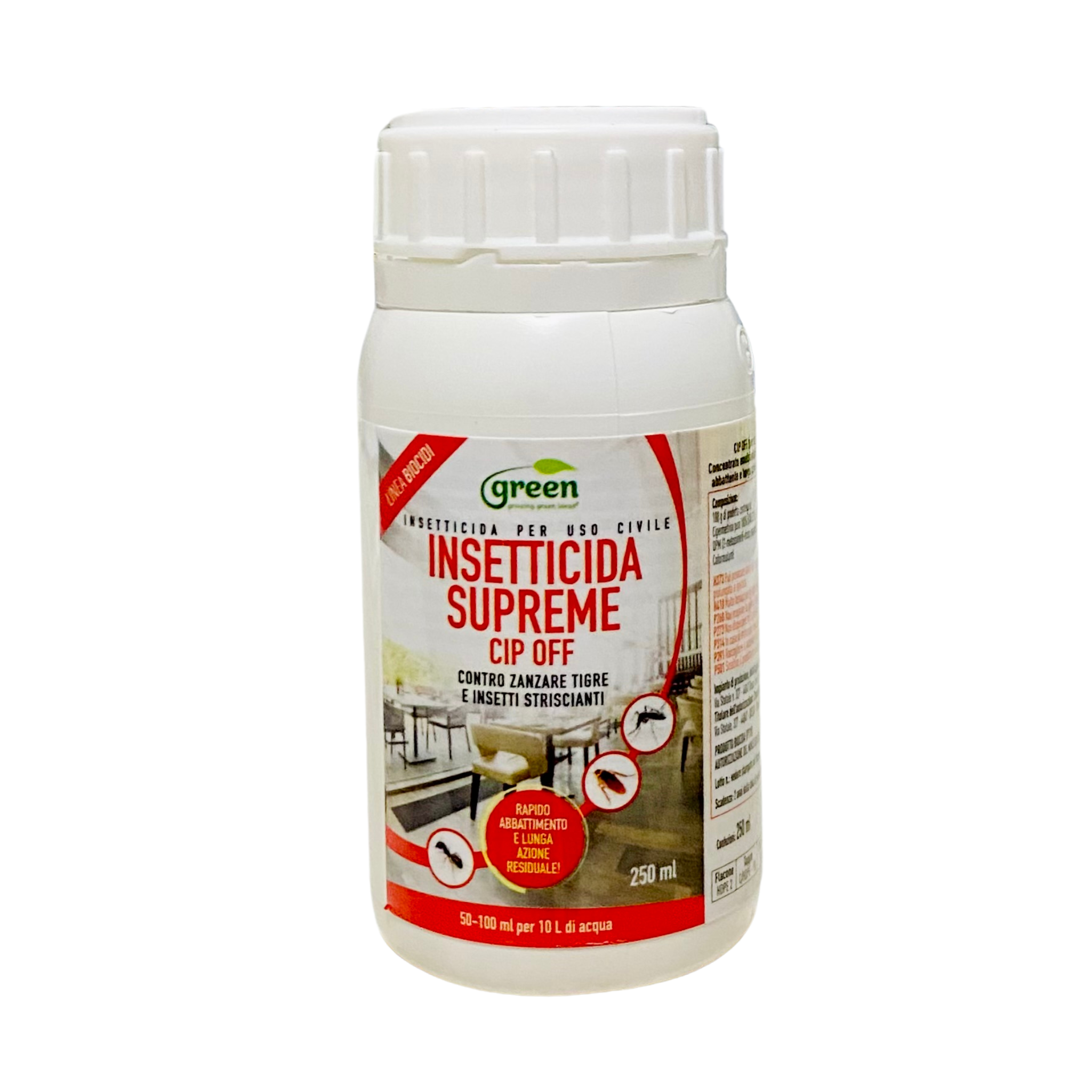 Insetticida base cipermetrina uso civile e domestico 250 ml - NaturePro