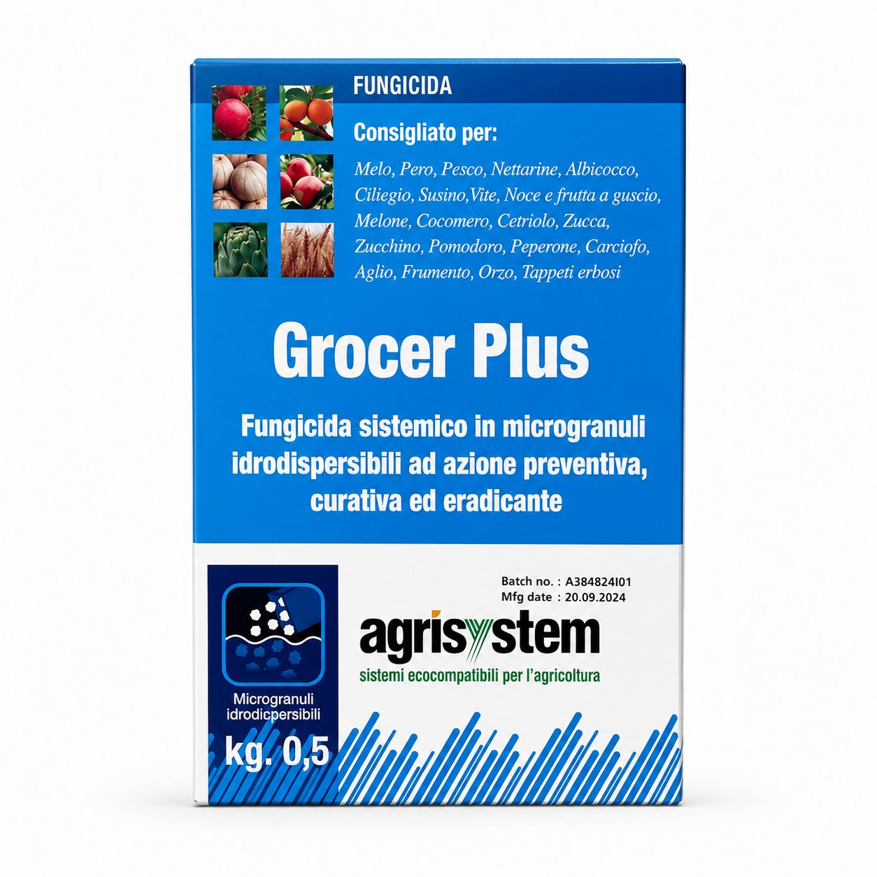 Grocer Plus - Fungicida sistemico a base di tebuconazolo 500gr. - contro ticchiolatura,oidio,marciumi