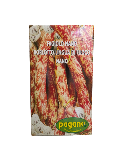 Semi di fagiolo nano borlotto lingua di fuoco - NaturePro