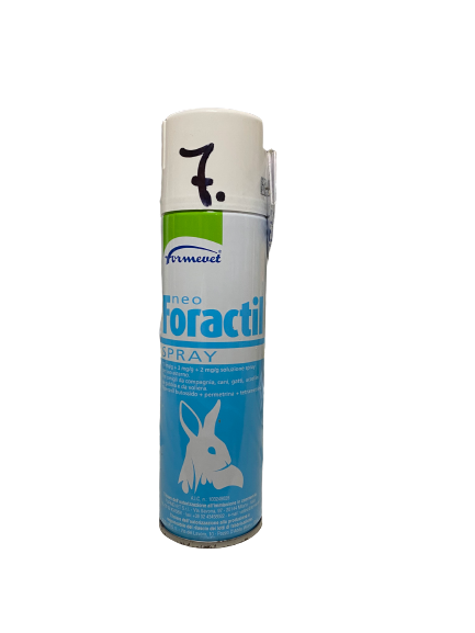 Foractil Spray ectoparasiticide for rabbits dogs cats and birds