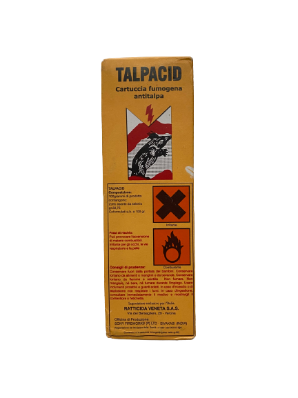 Talpacid anti-mole smoke cartridge