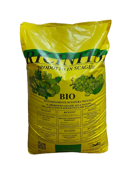 Organic nitrogen fertilizer of vegetal origin 25 kg