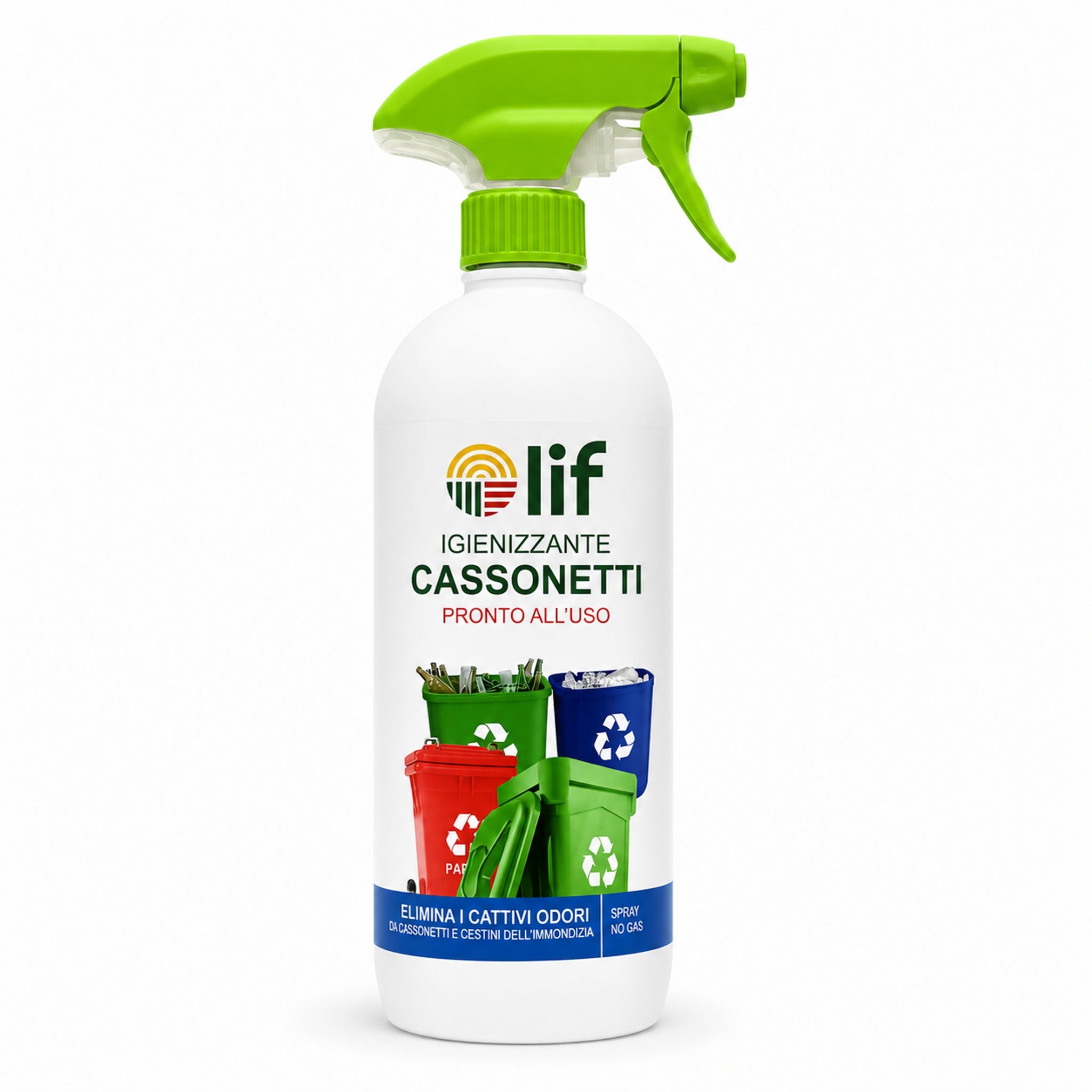 LIF Spray Igienizzante per Cassonetti Pronto all’Uso – Elimina i Cattivi Odori