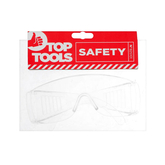 Occhiali protettivi trasparenti Top Tools Safety – sovraocchiali da lavoro
