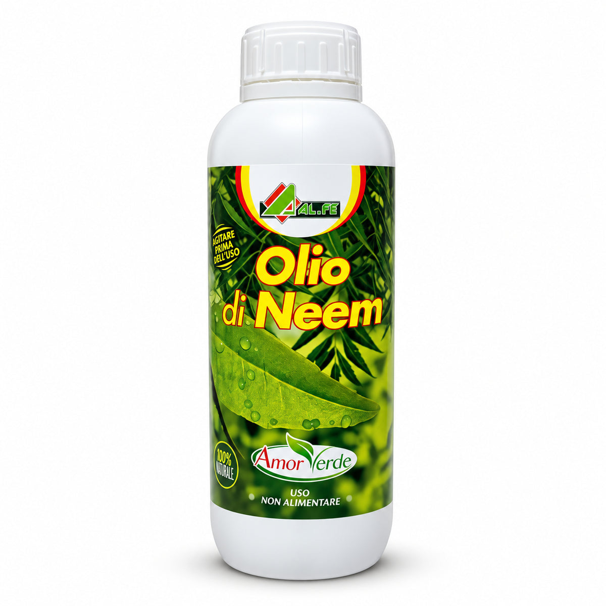 Olio di Neem AL.FE 1 L | Insetticida biologico alta concentrazione per frutti e ortaggi