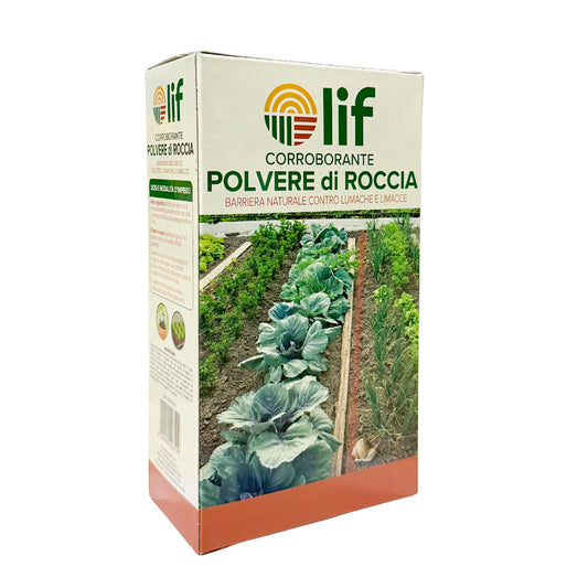 LIF Corroborante Polvere di Roccia 1 kg – barriera naturale contro lumache e limacce