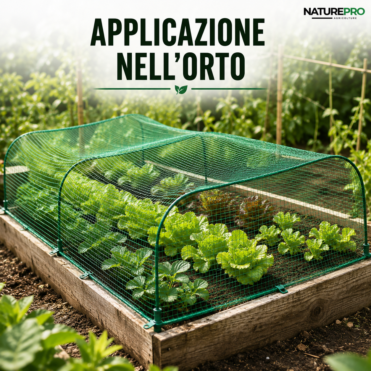 RETE ANTI-UCCELLI 2x5mt. LEGGERA, RESISTENTE ANTISTRAPPO, PER ORTO, FRUTTETO, VIGNETO - NaturePro