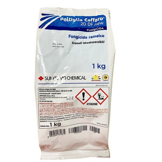 Poltiglia Caffaro 20 | Poltiglia bordolese 1 kg | Fungicida rameico Bio contro peronospora, ticchiolatura, bolla e batteriosi