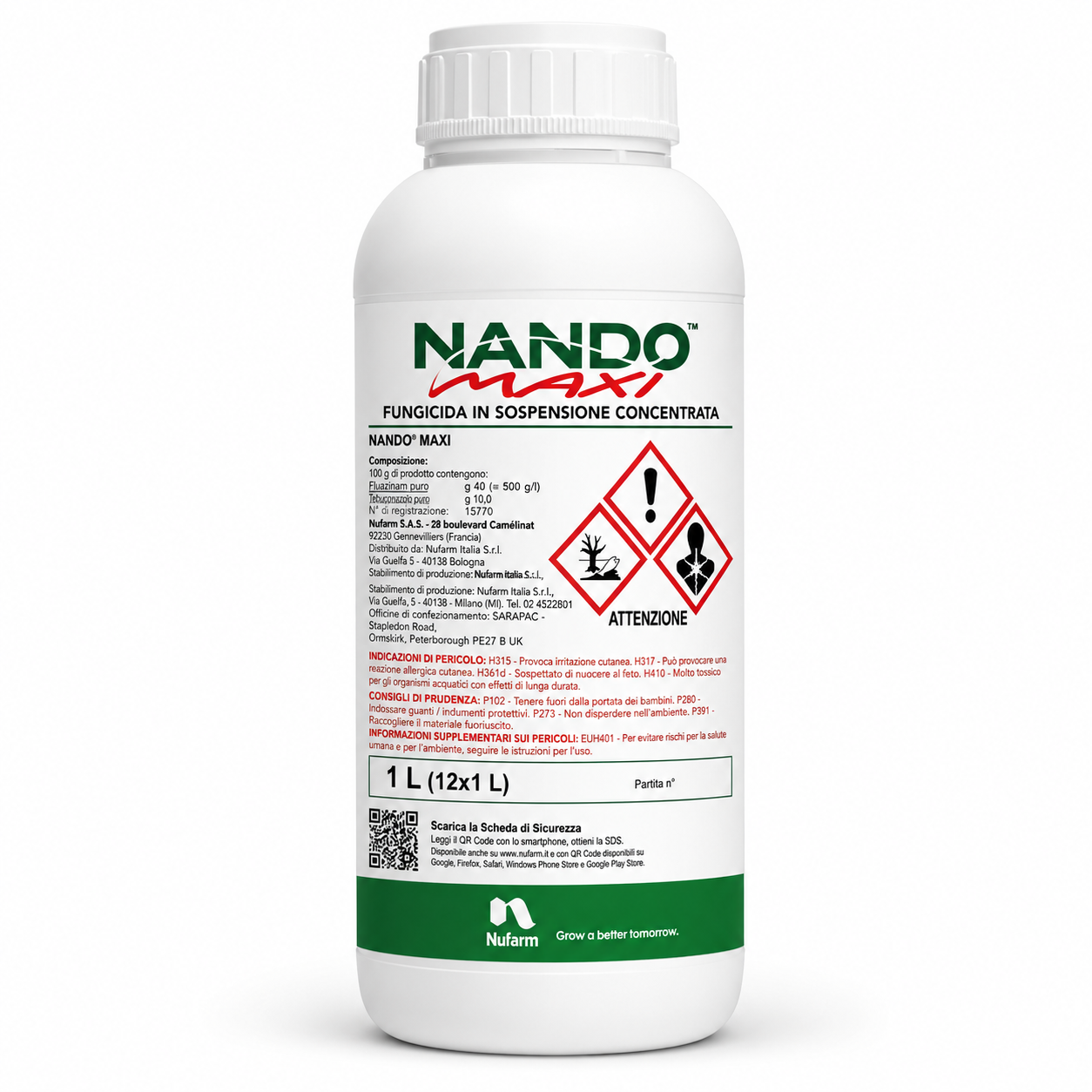 Nando Maxi - fungicida contro peronospora, oidio, ticchiolatura - NaturePro