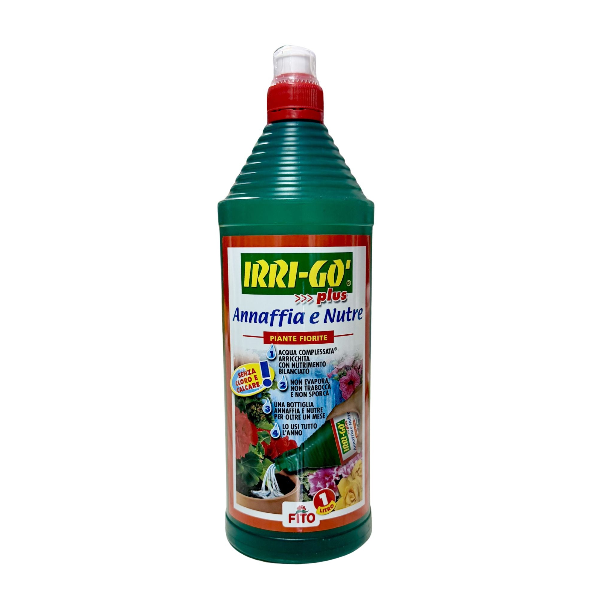 FITO IRRI-GÒ Plus Piante Fiorite 1 L – Acqua Complessata con Nutrimento - NaturePro