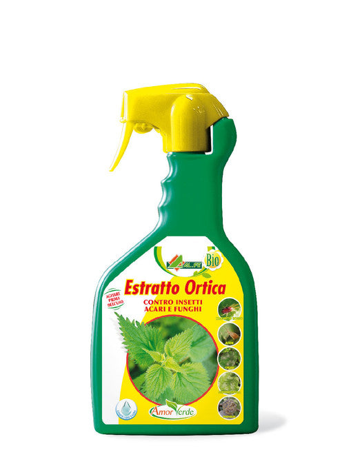 Estratto di Ortica Pronto Uso Al.Fe 750 ml – Tripla Azione Naturale contro Insetti, Acari e Funghi - NaturePro