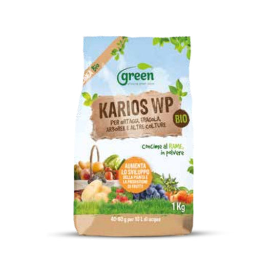 Karios Concime Bio Ossicloruro di Rame e Boro - Fungicida per orto e frutteto – Formato 1 kg - NaturePro