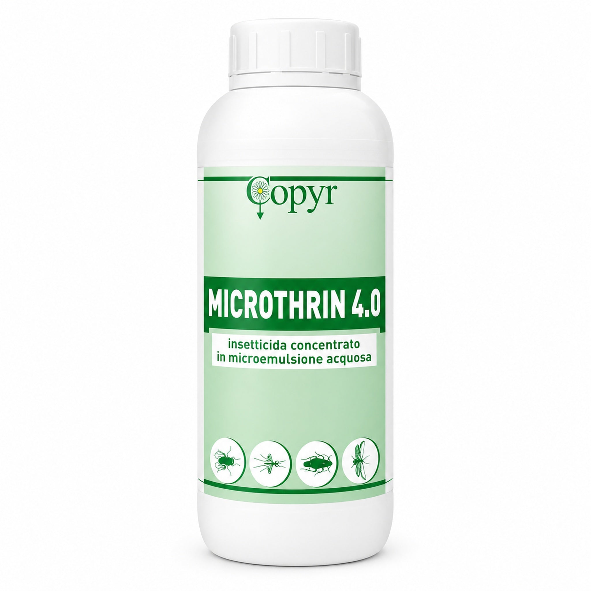 Microthrin 4.0 1 L Copyr – Insetticida  Uso Civile e Domestico contro Mosche, Zanzara Tigre, Blatte e Formiche - NaturePro