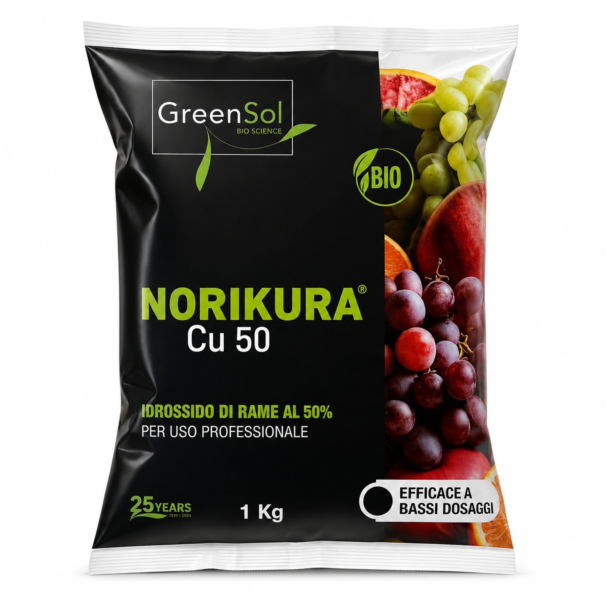 Idrossido di rame 50% bio 1 kg – fungicida rameico per agricoltura biologica - NaturePro