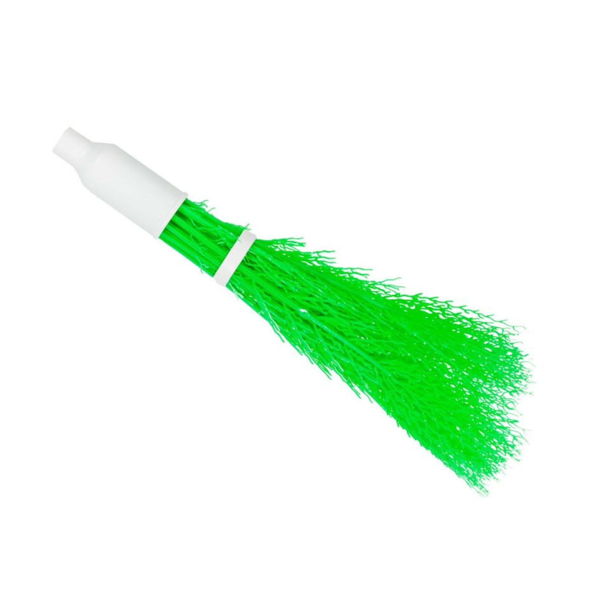 Scopa  in Polipropilene dentata Verde – Setole rigide per pulizia esterna - NaturePro